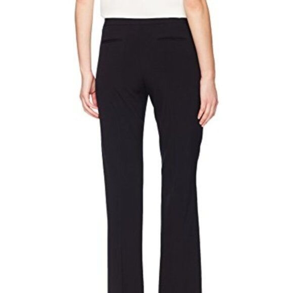 Anne Klein Flare Leg Pants Long Length Black Size 2 - Picture 4 of 8